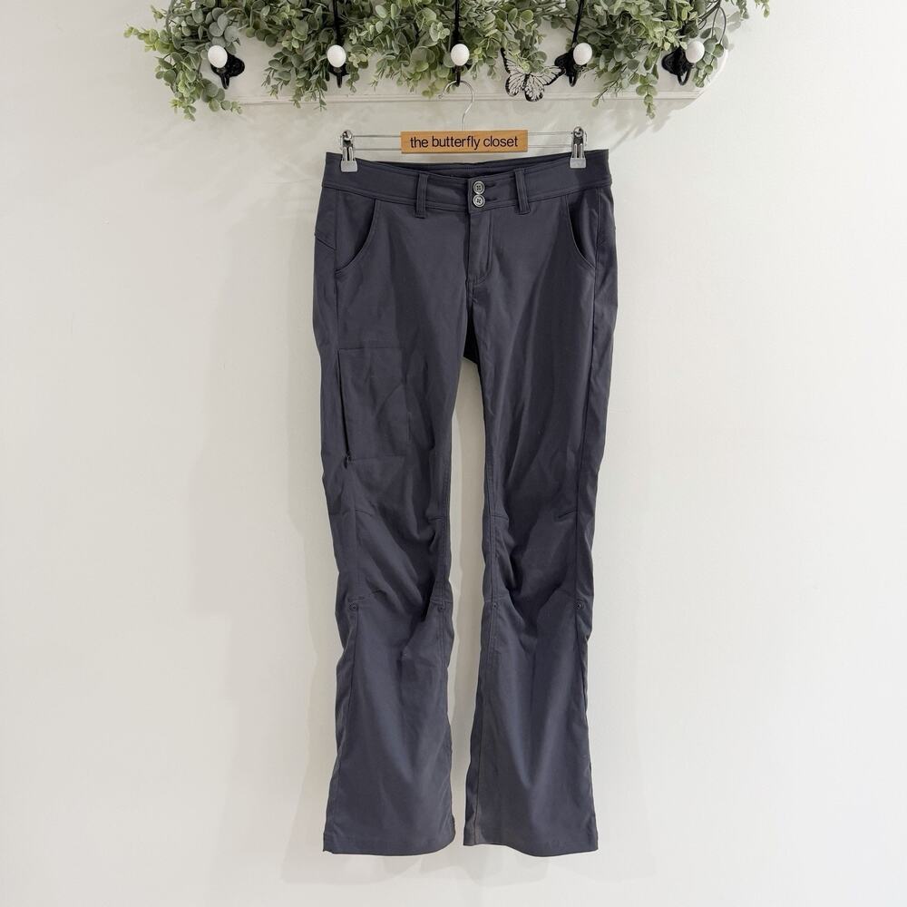 Prana Gray Halle Pant Hiking Outdoor Low Rise Size 6 N5913